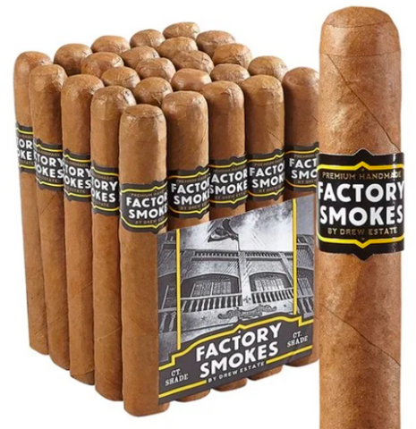 Factory Smokes By Drew Estate CT Shade Robusto BDL of 25