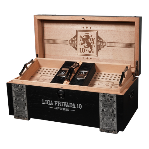 LIGA PRIVADA 10 ANIVERSARIO S.T. DUPONT COLLECTION HUMIDOR BOX with 20 Liga 10 Cigars