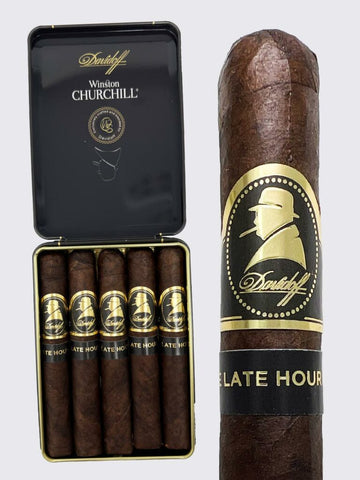 Davidoff Winston Chruchill Late Hour Petit Panatela (4×38) Tin of 5