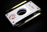 Prometheus OpusX Rare Black Plated in Gold on White Lacquer Cutter