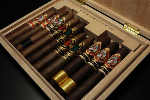 God of Fire KKP Never Back Down 10 Cigar Assortment