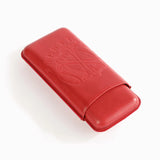 Spanish Nobuk Leather 3 Cigars Case