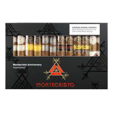 Montecristo Anniversary Assortment Cigar Sampler Of 12